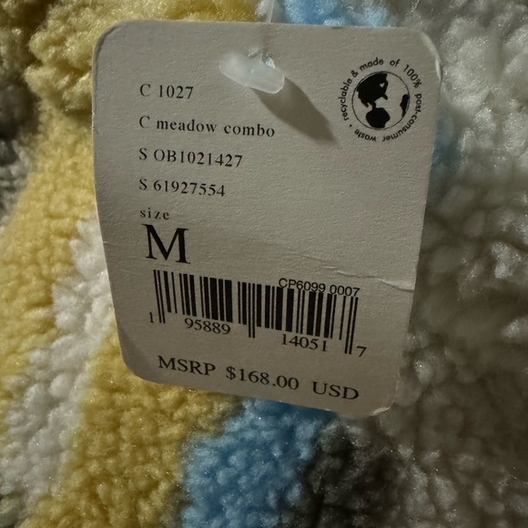 Free People Movement Rocky Ridge Sherpa Jacket Meadow Size Medium NWT - Picture 6 of 6